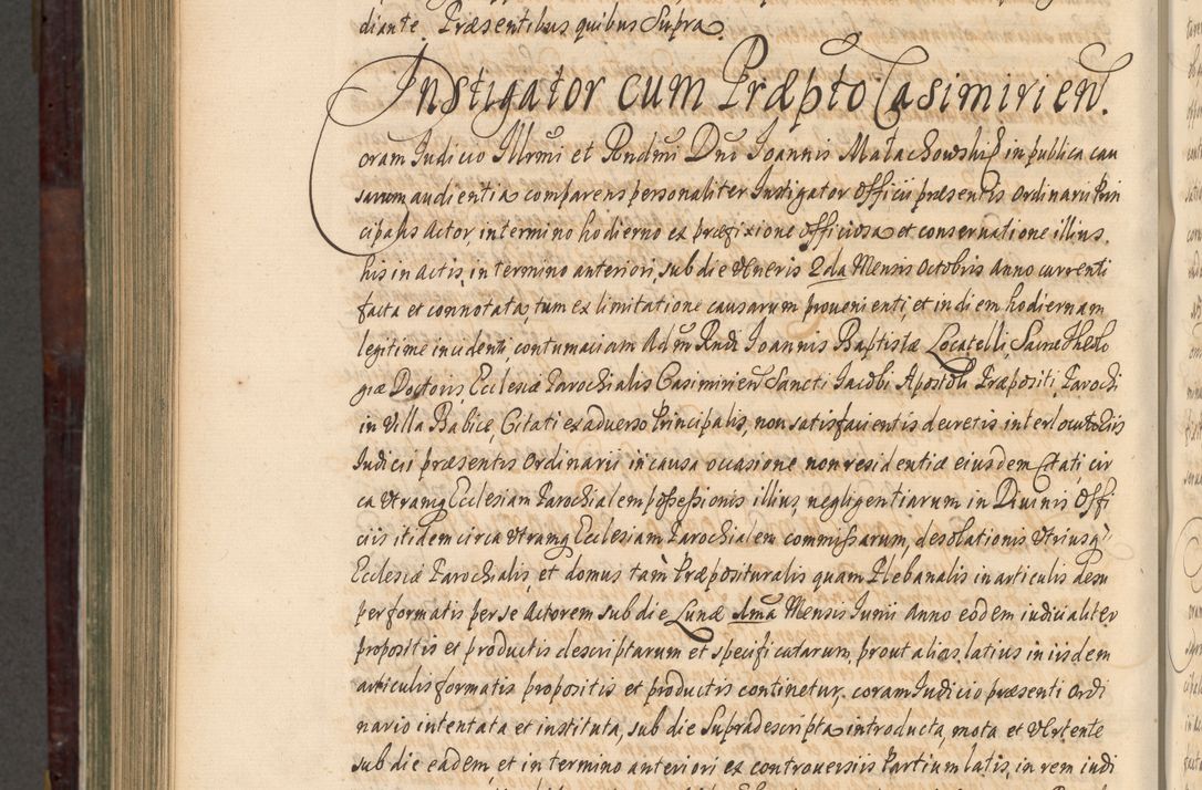 Zdjęcie nr 1015 dla obiektu archiwalnego: Acta actorum episscopalium R. D. Joannis Małachowski, episcopi Cracoviensis a die 20 Augusti anni 1681 et 1682 acticatorum. Volumen I
