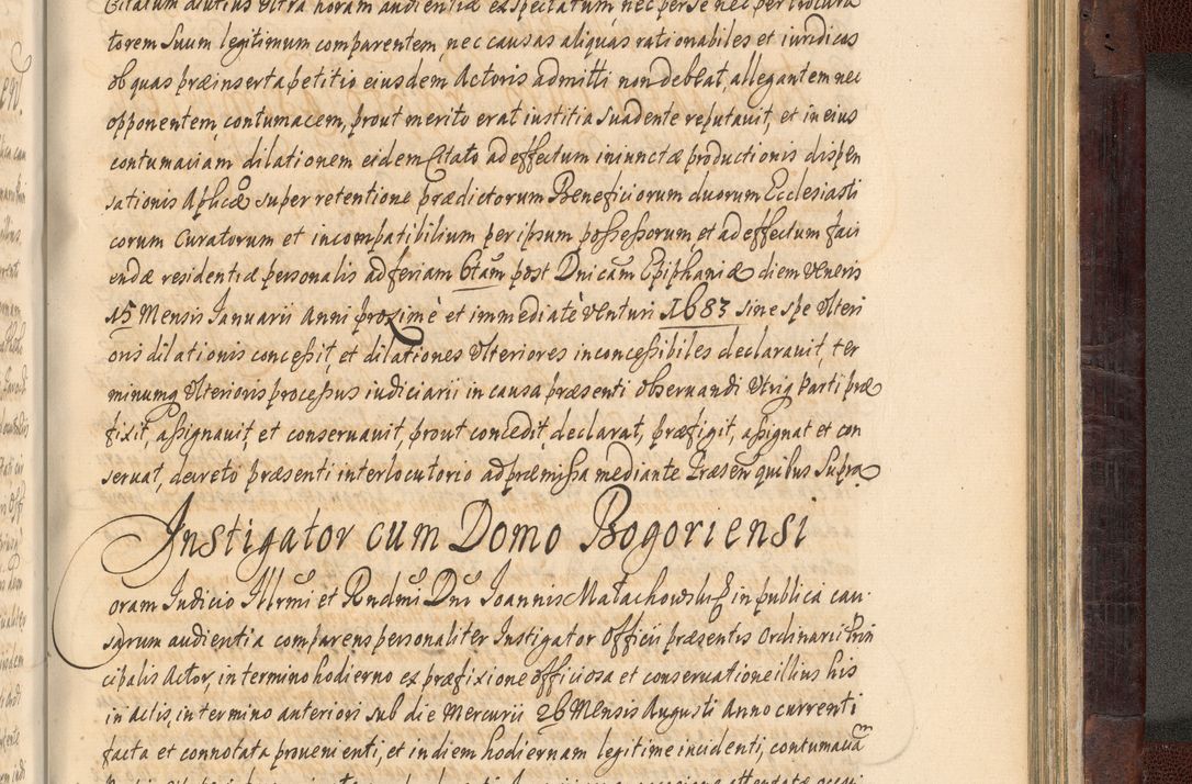 Zdjęcie nr 1016 dla obiektu archiwalnego: Acta actorum episscopalium R. D. Joannis Małachowski, episcopi Cracoviensis a die 20 Augusti anni 1681 et 1682 acticatorum. Volumen I