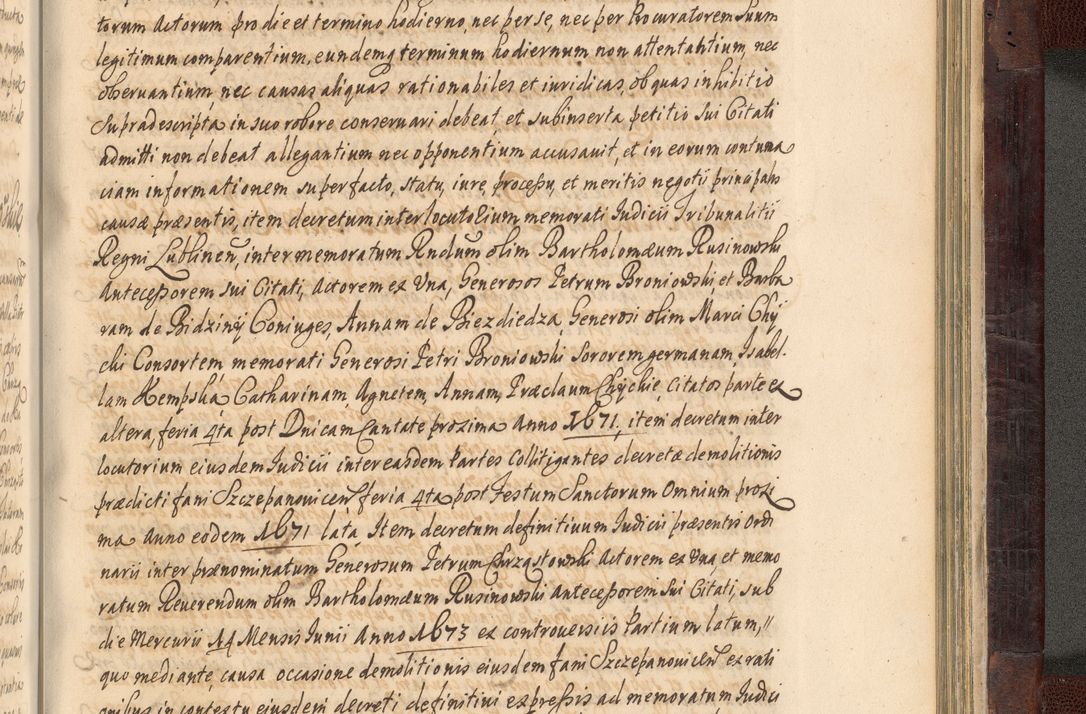 Zdjęcie nr 1012 dla obiektu archiwalnego: Acta actorum episscopalium R. D. Joannis Małachowski, episcopi Cracoviensis a die 20 Augusti anni 1681 et 1682 acticatorum. Volumen I