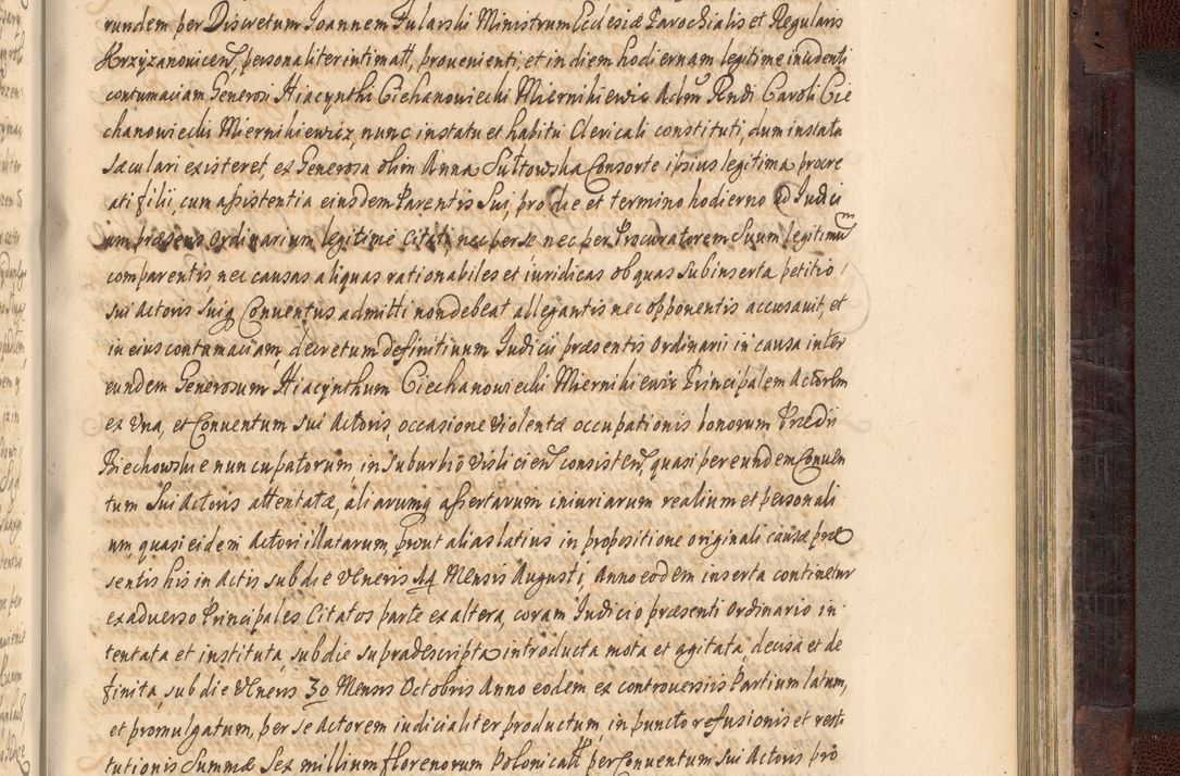Zdjęcie nr 1010 dla obiektu archiwalnego: Acta actorum episscopalium R. D. Joannis Małachowski, episcopi Cracoviensis a die 20 Augusti anni 1681 et 1682 acticatorum. Volumen I