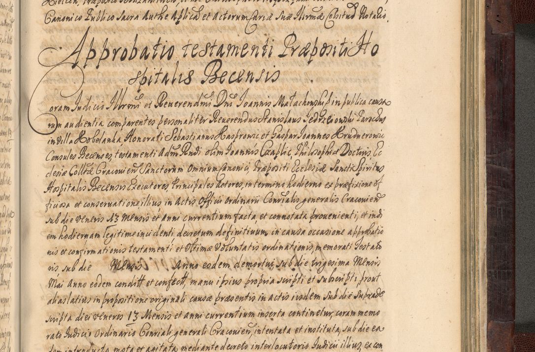 Zdjęcie nr 1006 dla obiektu archiwalnego: Acta actorum episscopalium R. D. Joannis Małachowski, episcopi Cracoviensis a die 20 Augusti anni 1681 et 1682 acticatorum. Volumen I