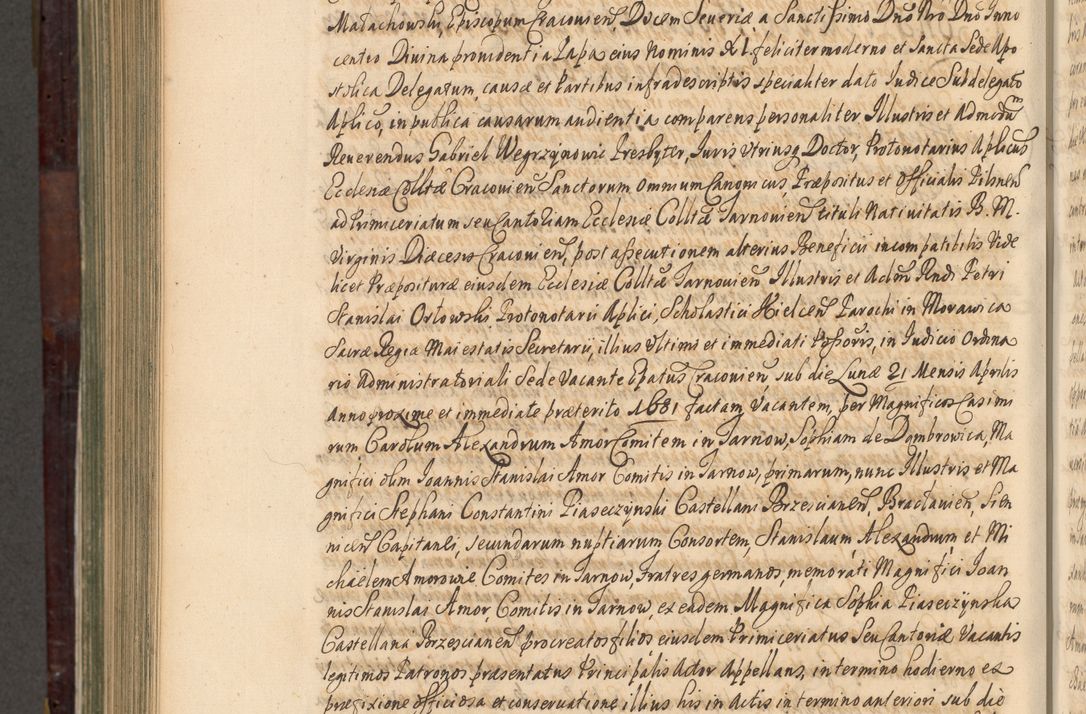 Zdjęcie nr 1001 dla obiektu archiwalnego: Acta actorum episscopalium R. D. Joannis Małachowski, episcopi Cracoviensis a die 20 Augusti anni 1681 et 1682 acticatorum. Volumen I