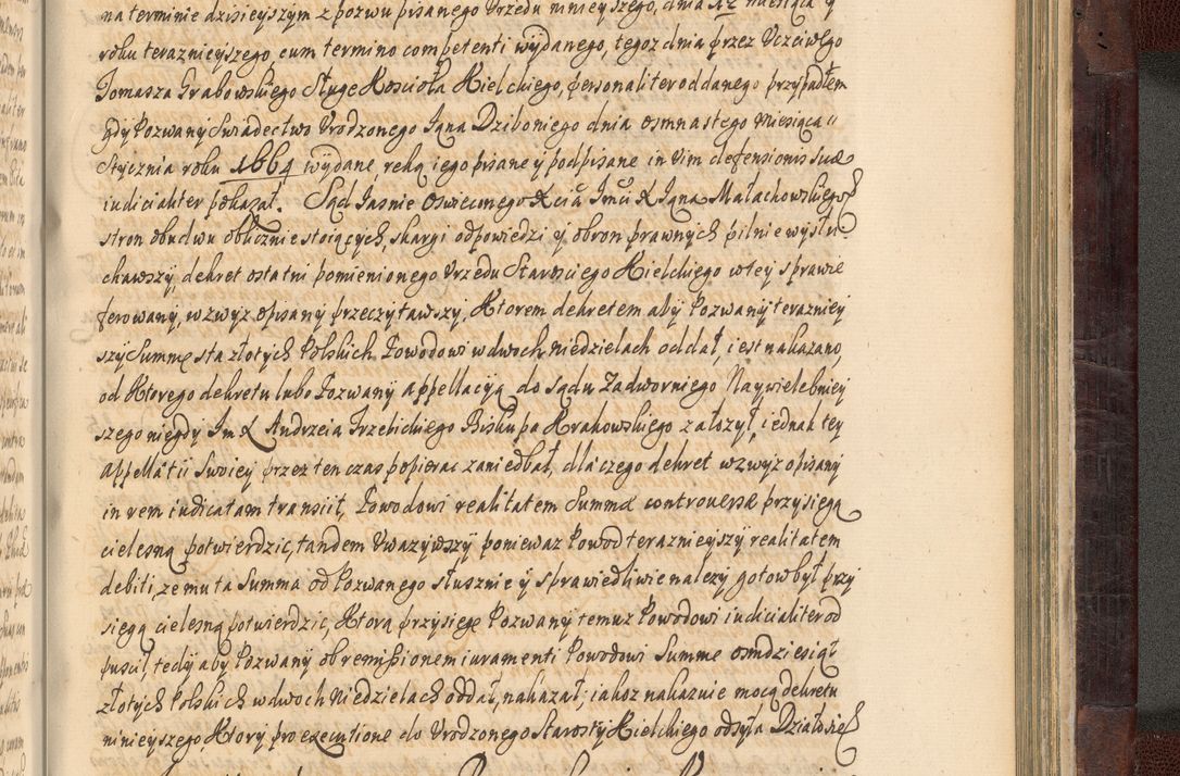 Zdjęcie nr 998 dla obiektu archiwalnego: Acta actorum episscopalium R. D. Joannis Małachowski, episcopi Cracoviensis a die 20 Augusti anni 1681 et 1682 acticatorum. Volumen I