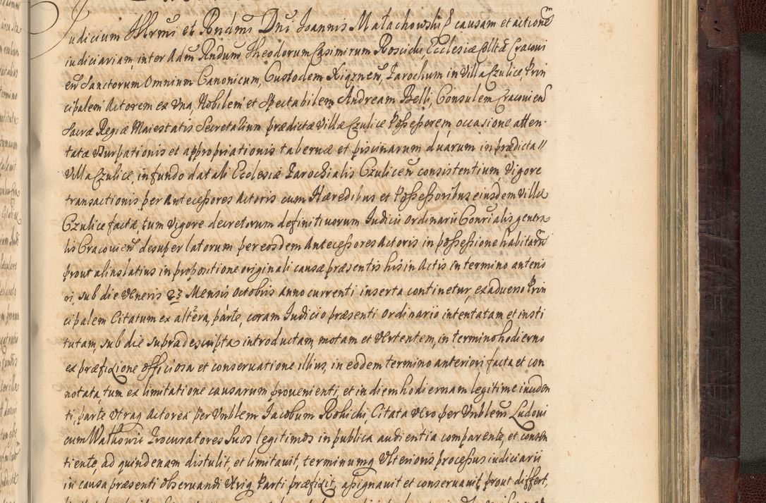 Zdjęcie nr 994 dla obiektu archiwalnego: Acta actorum episscopalium R. D. Joannis Małachowski, episcopi Cracoviensis a die 20 Augusti anni 1681 et 1682 acticatorum. Volumen I