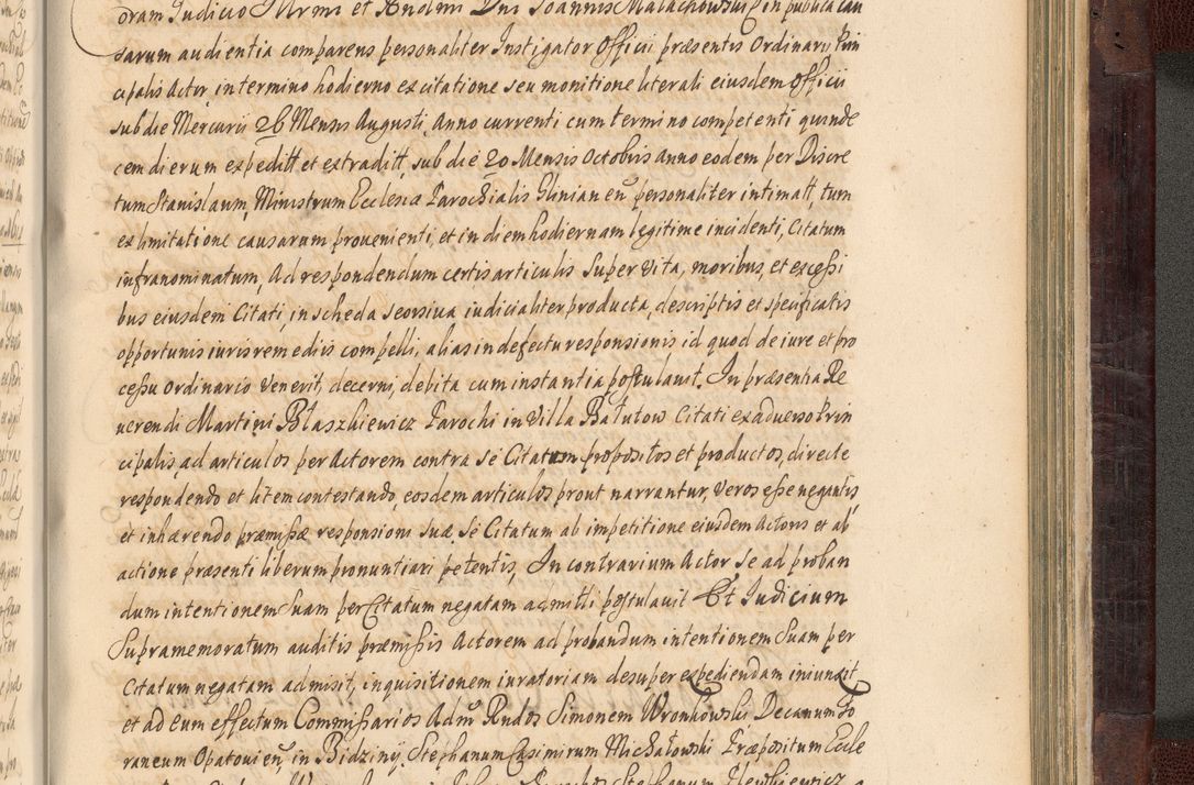 Zdjęcie nr 986 dla obiektu archiwalnego: Acta actorum episscopalium R. D. Joannis Małachowski, episcopi Cracoviensis a die 20 Augusti anni 1681 et 1682 acticatorum. Volumen I