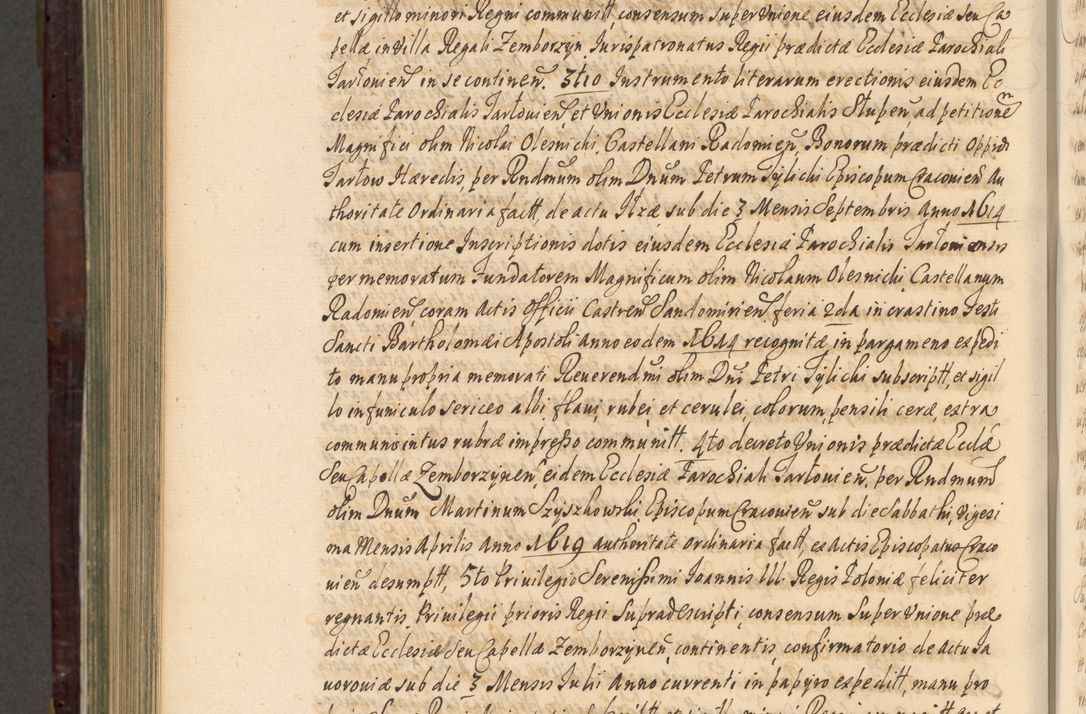 Zdjęcie nr 985 dla obiektu archiwalnego: Acta actorum episscopalium R. D. Joannis Małachowski, episcopi Cracoviensis a die 20 Augusti anni 1681 et 1682 acticatorum. Volumen I