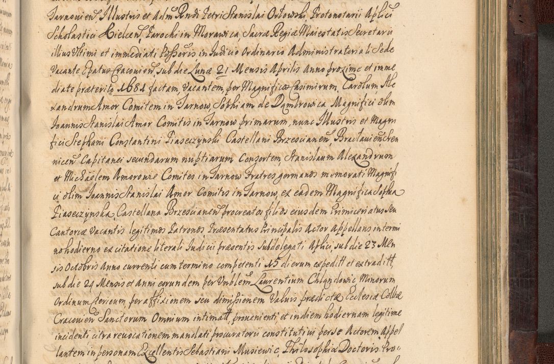 Zdjęcie nr 972 dla obiektu archiwalnego: Acta actorum episscopalium R. D. Joannis Małachowski, episcopi Cracoviensis a die 20 Augusti anni 1681 et 1682 acticatorum. Volumen I
