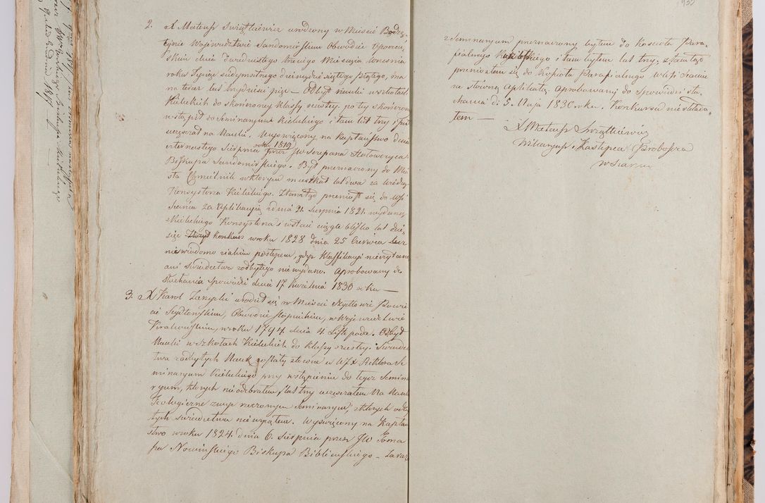 Zdjęcie nr 215 dla obiektu archiwalnego: [Akta wizytacji dekanatów Jędrzejów, Stopnica, Wiślica przeprowadzone przez Ludwika Łętowskiego, wikariusza generalnego krakowskiego w 1842 r.]