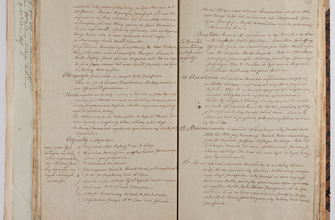 Zdjęcie nr 210 dla obiektu archiwalnego: [Akta wizytacji dekanatów Jędrzejów, Stopnica, Wiślica przeprowadzone przez Ludwika Łętowskiego, wikariusza generalnego krakowskiego w 1842 r.]