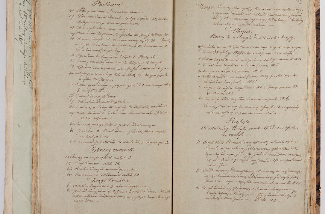 Zdjęcie nr 208 dla obiektu archiwalnego: [Akta wizytacji dekanatów Jędrzejów, Stopnica, Wiślica przeprowadzone przez Ludwika Łętowskiego, wikariusza generalnego krakowskiego w 1842 r.]