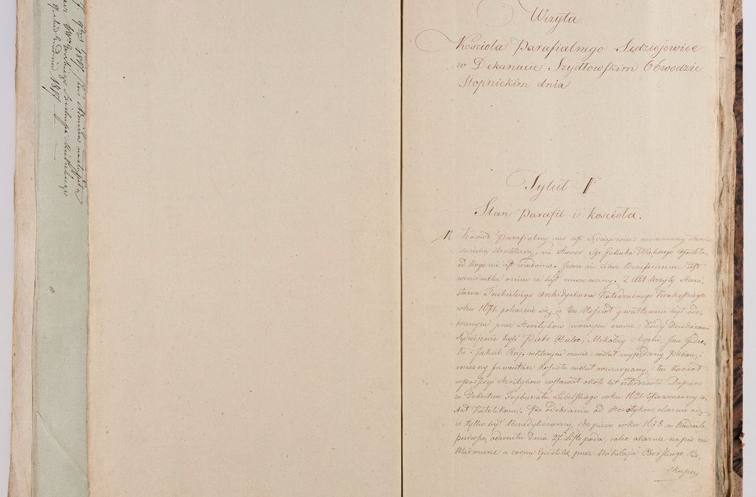 Zdjęcie nr 185 dla obiektu archiwalnego: [Akta wizytacji dekanatów Jędrzejów, Stopnica, Wiślica przeprowadzone przez Ludwika Łętowskiego, wikariusza generalnego krakowskiego w 1842 r.]