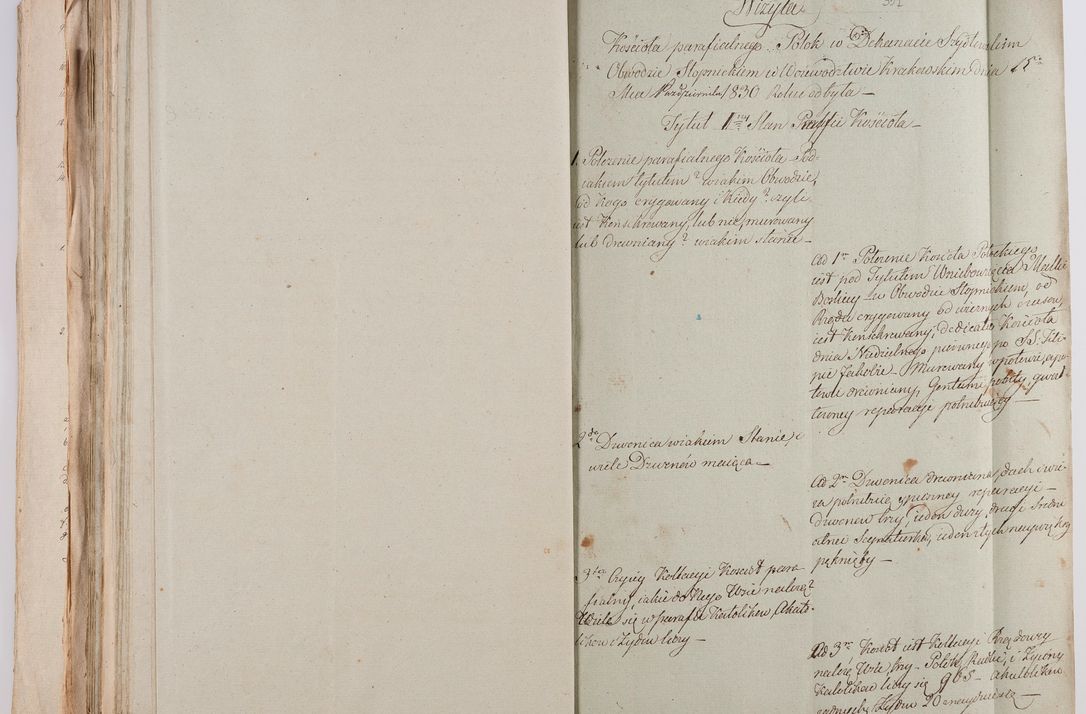 Zdjęcie nr 174 dla obiektu archiwalnego: [Akta wizytacji dekanatów Jędrzejów, Stopnica, Wiślica przeprowadzone przez Ludwika Łętowskiego, wikariusza generalnego krakowskiego w 1842 r.]