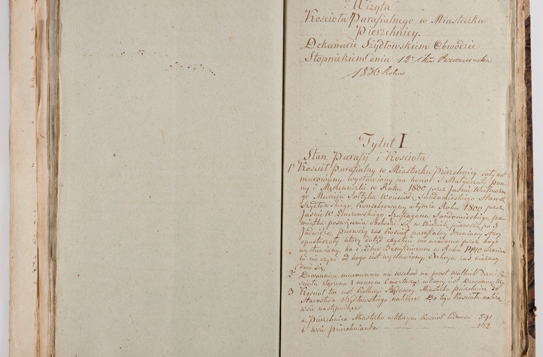 Zdjęcie nr 132 dla obiektu archiwalnego: [Akta wizytacji dekanatów Jędrzejów, Stopnica, Wiślica przeprowadzone przez Ludwika Łętowskiego, wikariusza generalnego krakowskiego w 1842 r.]