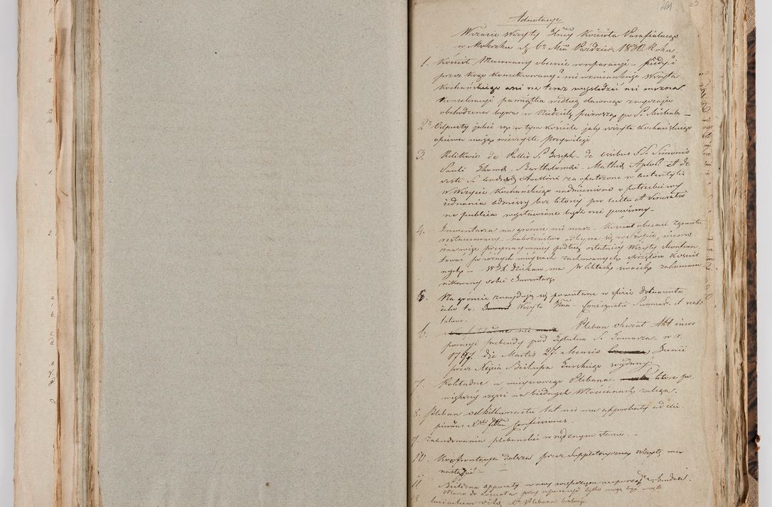 Zdjęcie nr 128 dla obiektu archiwalnego: [Akta wizytacji dekanatów Jędrzejów, Stopnica, Wiślica przeprowadzone przez Ludwika Łętowskiego, wikariusza generalnego krakowskiego w 1842 r.]