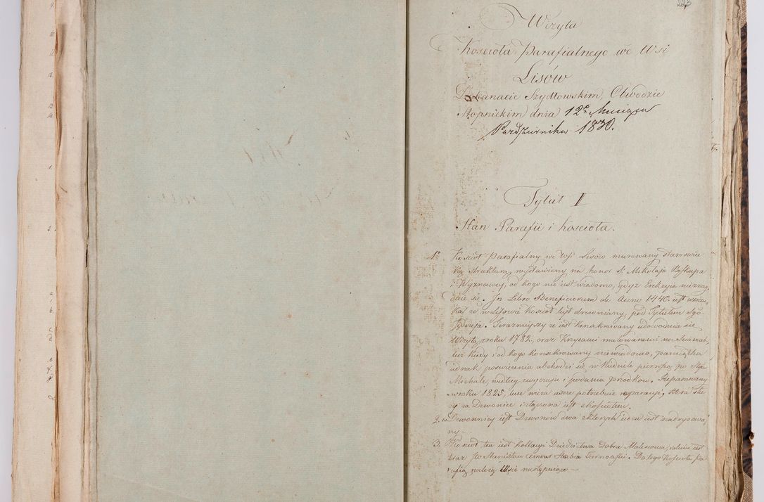 Zdjęcie nr 109 dla obiektu archiwalnego: [Akta wizytacji dekanatów Jędrzejów, Stopnica, Wiślica przeprowadzone przez Ludwika Łętowskiego, wikariusza generalnego krakowskiego w 1842 r.]