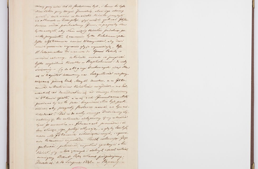 Zdjęcie nr 98 dla obiektu archiwalnego: [Akta wizytacji dekanatów Jędrzejów, Stopnica, Wiślica przeprowadzone przez Ludwika Łętowskiego, wikariusza generalnego krakowskiego w 1842 r.]