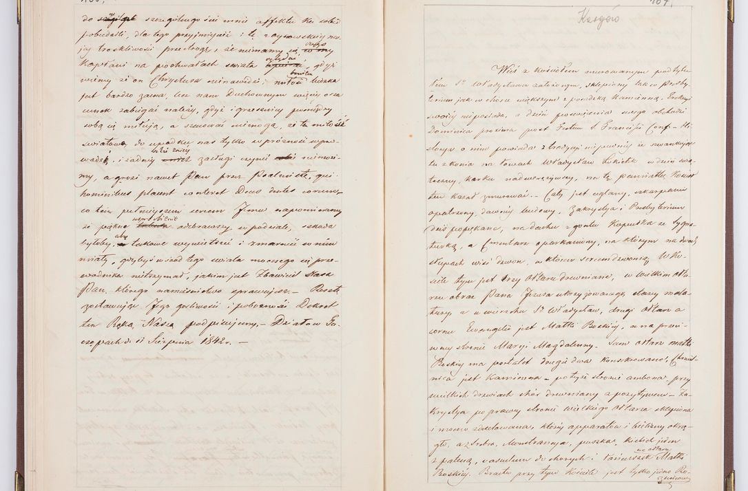 Zdjęcie nr 92 dla obiektu archiwalnego: [Akta wizytacji dekanatów Jędrzejów, Stopnica, Wiślica przeprowadzone przez Ludwika Łętowskiego, wikariusza generalnego krakowskiego w 1842 r.]