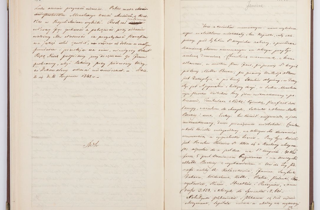 Zdjęcie nr 94 dla obiektu archiwalnego: [Akta wizytacji dekanatów Jędrzejów, Stopnica, Wiślica przeprowadzone przez Ludwika Łętowskiego, wikariusza generalnego krakowskiego w 1842 r.]