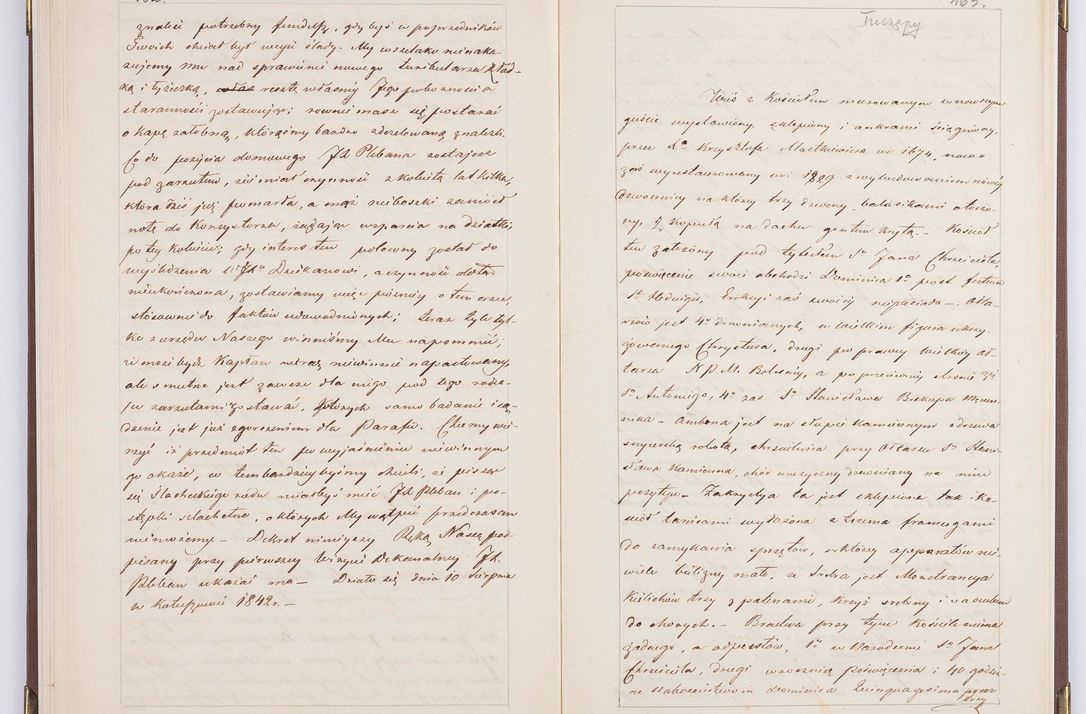 Zdjęcie nr 90 dla obiektu archiwalnego: [Akta wizytacji dekanatów Jędrzejów, Stopnica, Wiślica przeprowadzone przez Ludwika Łętowskiego, wikariusza generalnego krakowskiego w 1842 r.]