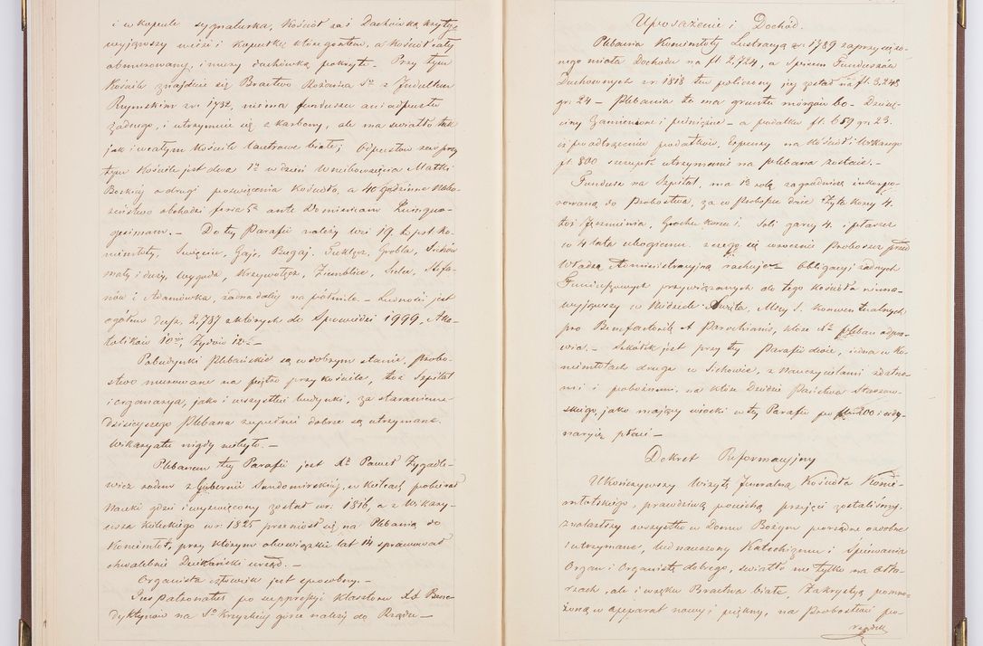 Zdjęcie nr 85 dla obiektu archiwalnego: [Akta wizytacji dekanatów Jędrzejów, Stopnica, Wiślica przeprowadzone przez Ludwika Łętowskiego, wikariusza generalnego krakowskiego w 1842 r.]