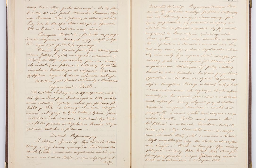 Zdjęcie nr 70 dla obiektu archiwalnego: [Akta wizytacji dekanatów Jędrzejów, Stopnica, Wiślica przeprowadzone przez Ludwika Łętowskiego, wikariusza generalnego krakowskiego w 1842 r.]