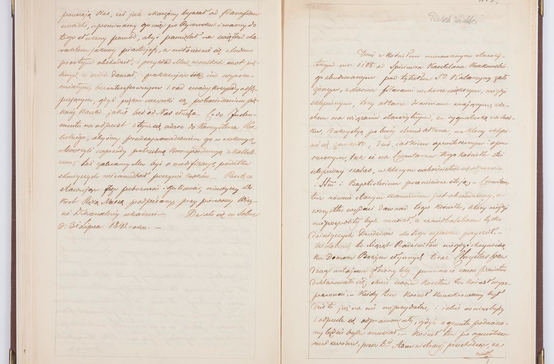 Zdjęcie nr 67 dla obiektu archiwalnego: [Akta wizytacji dekanatów Jędrzejów, Stopnica, Wiślica przeprowadzone przez Ludwika Łętowskiego, wikariusza generalnego krakowskiego w 1842 r.]