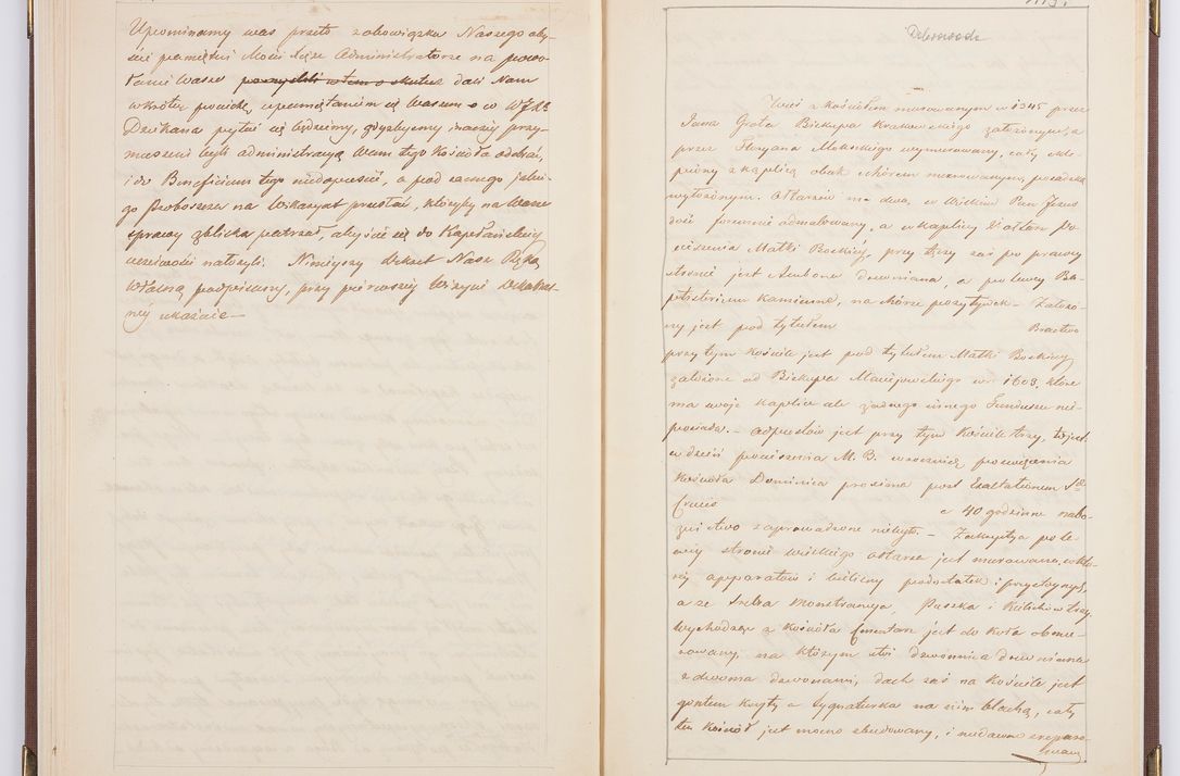 Zdjęcie nr 69 dla obiektu archiwalnego: [Akta wizytacji dekanatów Jędrzejów, Stopnica, Wiślica przeprowadzone przez Ludwika Łętowskiego, wikariusza generalnego krakowskiego w 1842 r.]