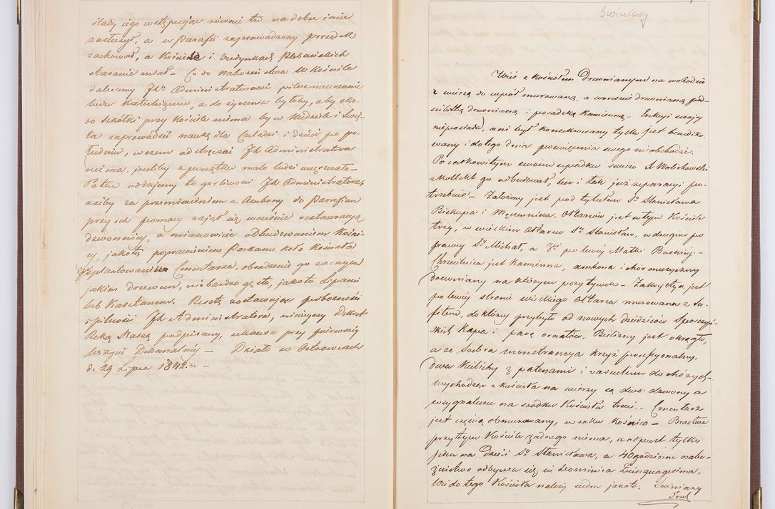 Zdjęcie nr 62 dla obiektu archiwalnego: [Akta wizytacji dekanatów Jędrzejów, Stopnica, Wiślica przeprowadzone przez Ludwika Łętowskiego, wikariusza generalnego krakowskiego w 1842 r.]