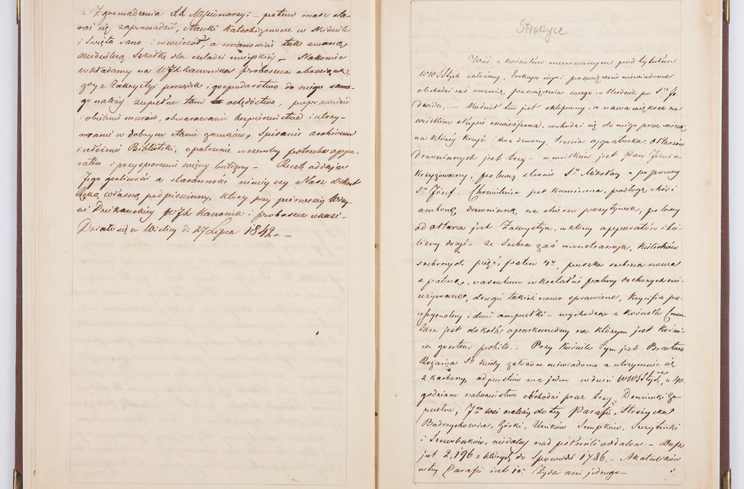 Zdjęcie nr 56 dla obiektu archiwalnego: [Akta wizytacji dekanatów Jędrzejów, Stopnica, Wiślica przeprowadzone przez Ludwika Łętowskiego, wikariusza generalnego krakowskiego w 1842 r.]