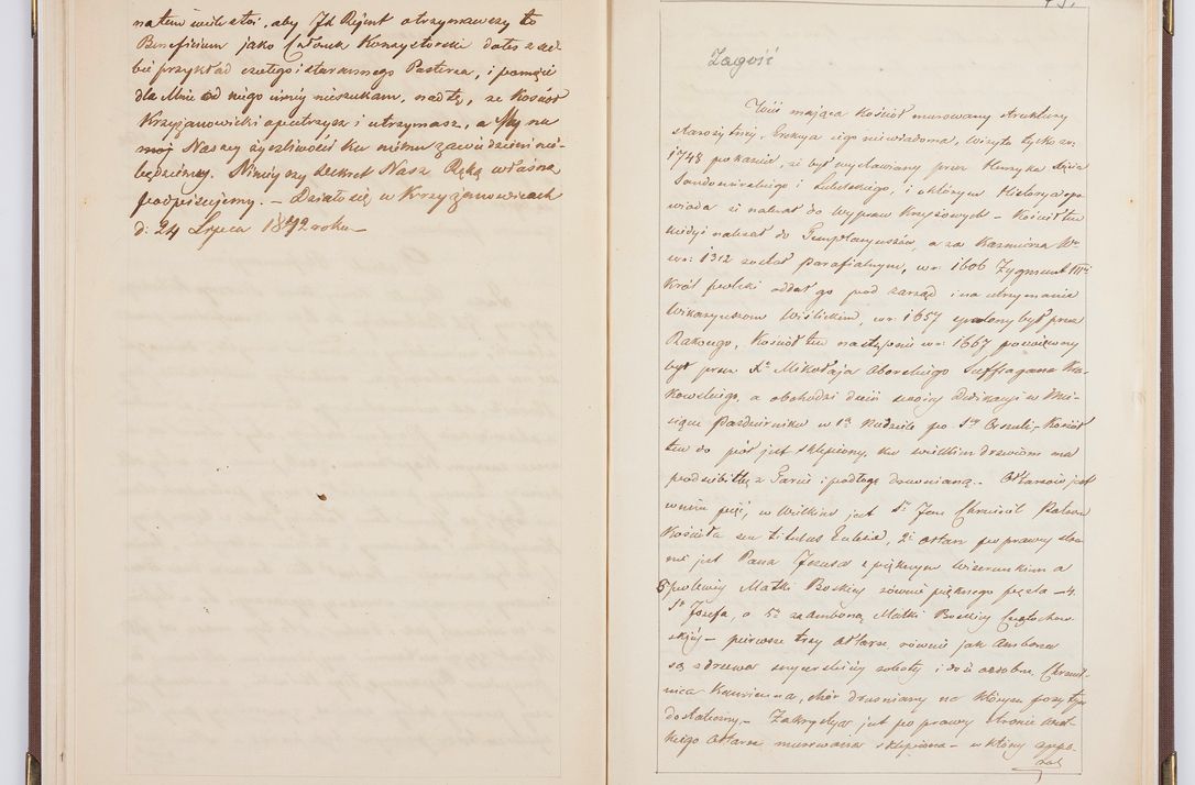 Zdjęcie nr 48 dla obiektu archiwalnego: [Akta wizytacji dekanatów Jędrzejów, Stopnica, Wiślica przeprowadzone przez Ludwika Łętowskiego, wikariusza generalnego krakowskiego w 1842 r.]