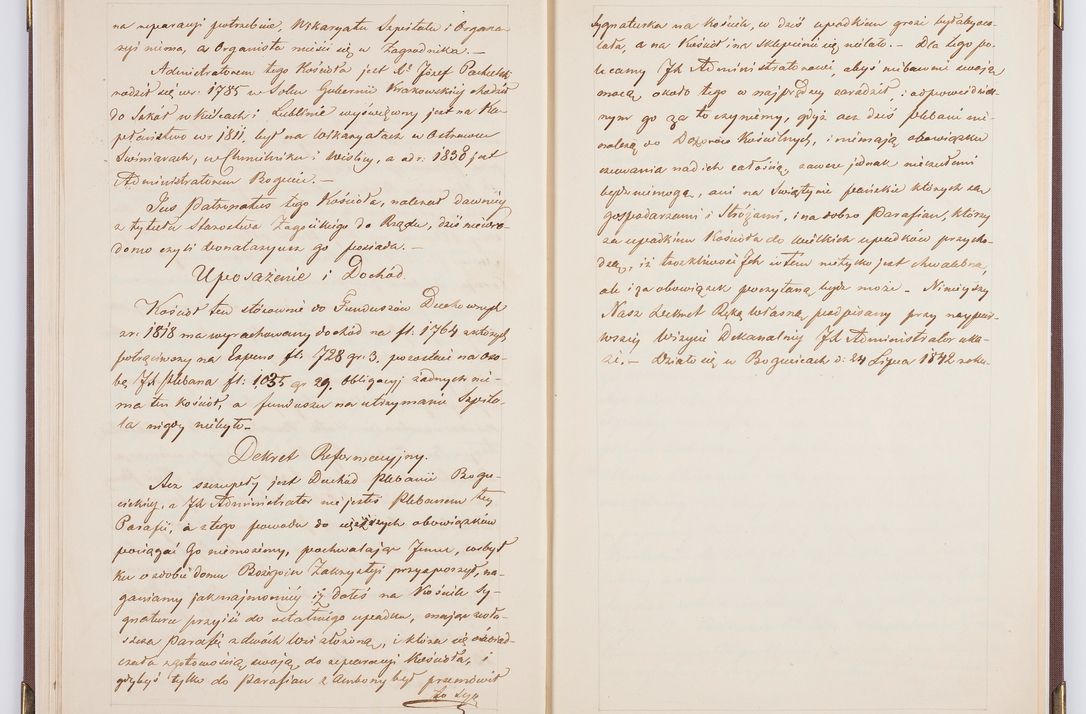 Zdjęcie nr 45 dla obiektu archiwalnego: [Akta wizytacji dekanatów Jędrzejów, Stopnica, Wiślica przeprowadzone przez Ludwika Łętowskiego, wikariusza generalnego krakowskiego w 1842 r.]