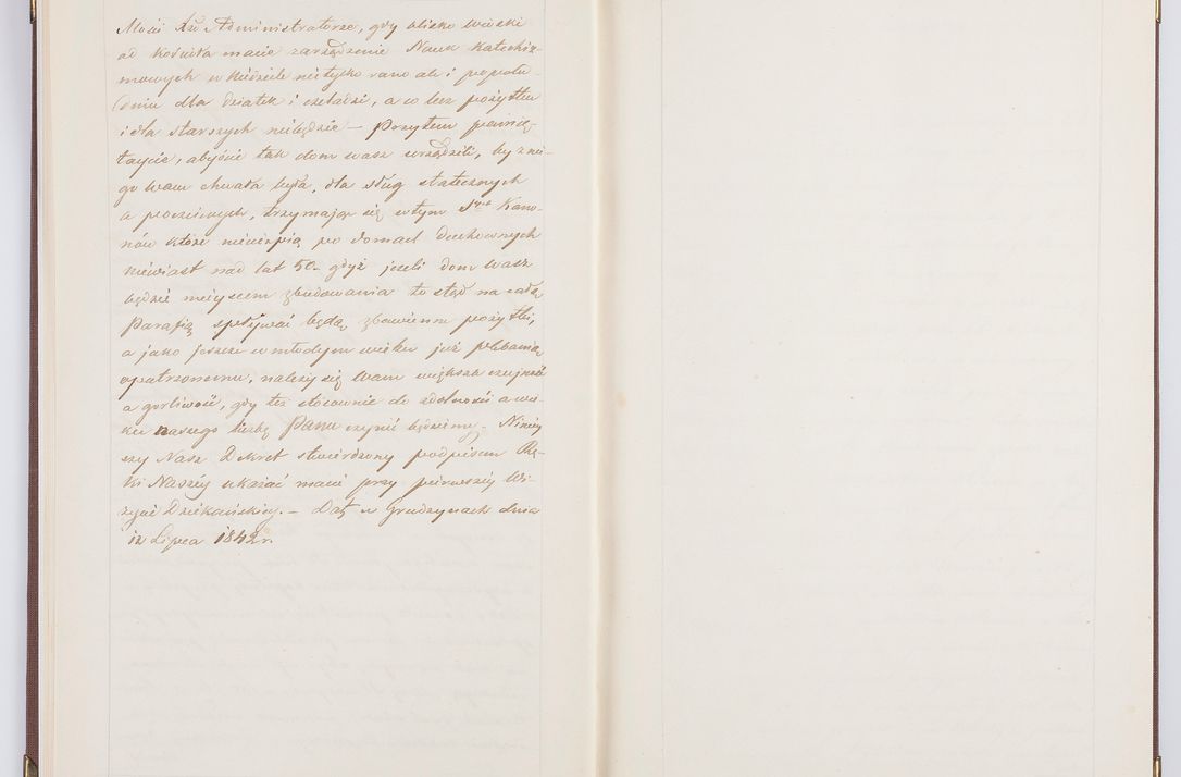 Zdjęcie nr 17 dla obiektu archiwalnego: [Akta wizytacji dekanatów Jędrzejów, Stopnica, Wiślica przeprowadzone przez Ludwika Łętowskiego, wikariusza generalnego krakowskiego w 1842 r.]