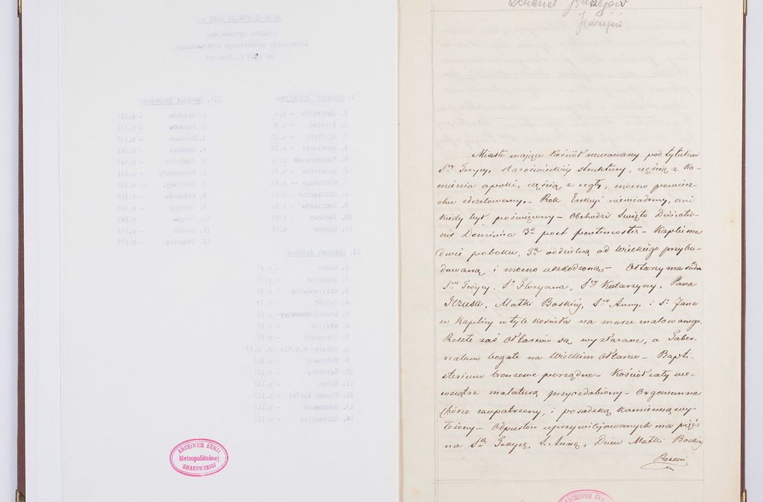 Zdjęcie nr 5 dla obiektu archiwalnego: [Akta wizytacji dekanatów Jędrzejów, Stopnica, Wiślica przeprowadzone przez Ludwika Łętowskiego, wikariusza generalnego krakowskiego w 1842 r.]