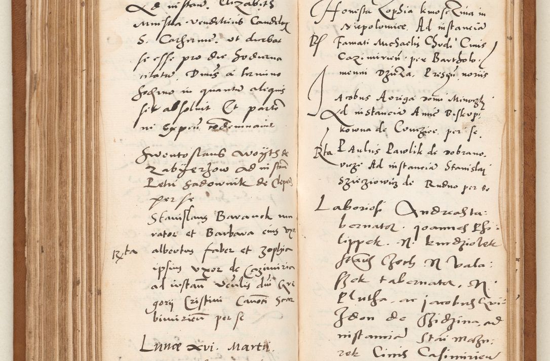 Zdjęcie nr 169 dla obiektu archiwalnego: Acta pronunciationum, absolutoriarum a termino, relacionum, diligenciarum, consensuum in absolutionem, continuationum terminorum ad annum Domini MDLIIᵐ coram reverendo patre domino Petro Porembski canonico et officiali generali Cracoviensi, a die et mense infrascriptis continuantur.