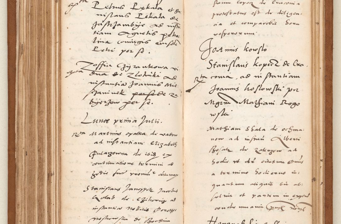 Zdjęcie nr 159 dla obiektu archiwalnego: Acta pronunciationum, absolutoriarum a termino, relacionum, diligenciarum, consensuum in absolutionem, continuationum terminorum ad annum Domini MDLIIᵐ coram reverendo patre domino Petro Porembski canonico et officiali generali Cracoviensi, a die et mense infrascriptis continuantur.