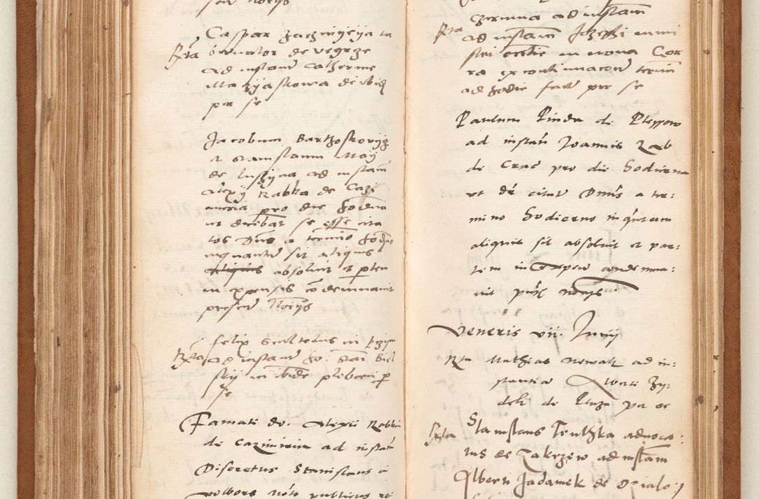 Zdjęcie nr 156 dla obiektu archiwalnego: Acta pronunciationum, absolutoriarum a termino, relacionum, diligenciarum, consensuum in absolutionem, continuationum terminorum ad annum Domini MDLIIᵐ coram reverendo patre domino Petro Porembski canonico et officiali generali Cracoviensi, a die et mense infrascriptis continuantur.