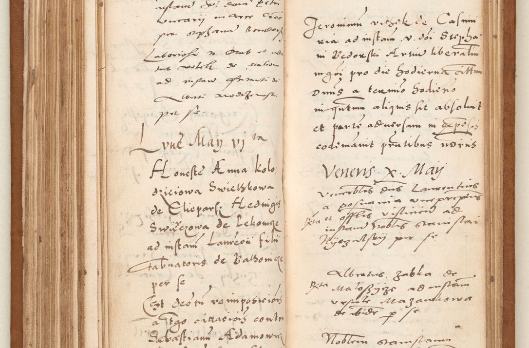 Zdjęcie nr 152 dla obiektu archiwalnego: Acta pronunciationum, absolutoriarum a termino, relacionum, diligenciarum, consensuum in absolutionem, continuationum terminorum ad annum Domini MDLIIᵐ coram reverendo patre domino Petro Porembski canonico et officiali generali Cracoviensi, a die et mense infrascriptis continuantur.