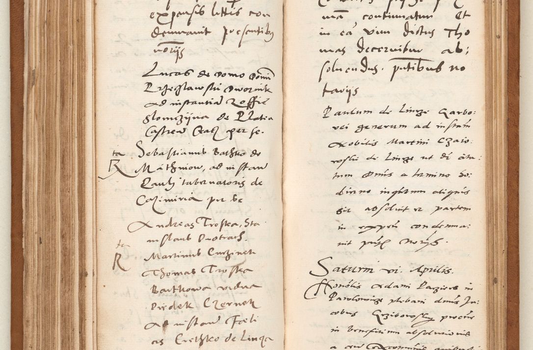 Zdjęcie nr 148 dla obiektu archiwalnego: Acta pronunciationum, absolutoriarum a termino, relacionum, diligenciarum, consensuum in absolutionem, continuationum terminorum ad annum Domini MDLIIᵐ coram reverendo patre domino Petro Porembski canonico et officiali generali Cracoviensi, a die et mense infrascriptis continuantur.