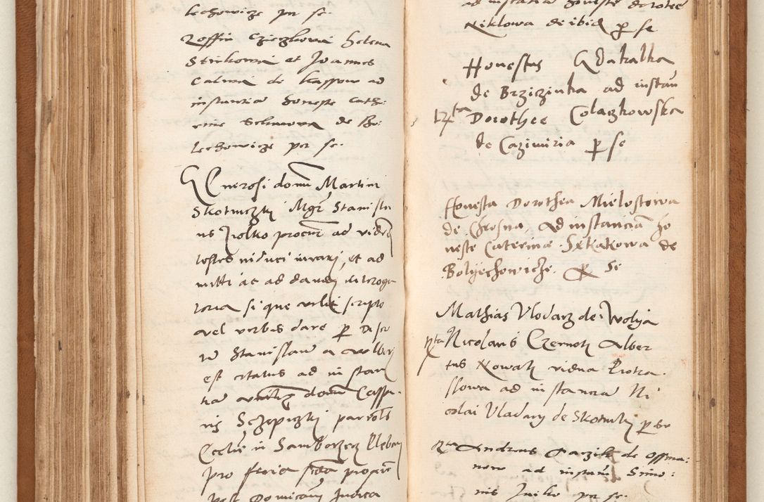 Zdjęcie nr 143 dla obiektu archiwalnego: Acta pronunciationum, absolutoriarum a termino, relacionum, diligenciarum, consensuum in absolutionem, continuationum terminorum ad annum Domini MDLIIᵐ coram reverendo patre domino Petro Porembski canonico et officiali generali Cracoviensi, a die et mense infrascriptis continuantur.