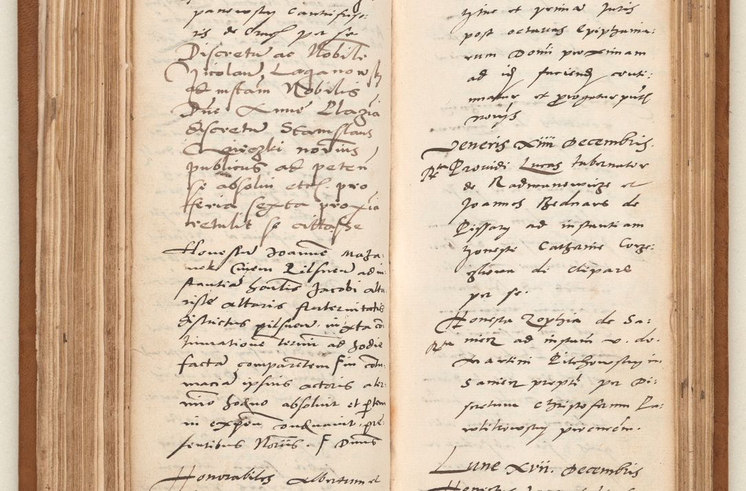 Zdjęcie nr 123 dla obiektu archiwalnego: Acta pronunciationum, absolutoriarum a termino, relacionum, diligenciarum, consensuum in absolutionem, continuationum terminorum ad annum Domini MDLIIᵐ coram reverendo patre domino Petro Porembski canonico et officiali generali Cracoviensi, a die et mense infrascriptis continuantur.