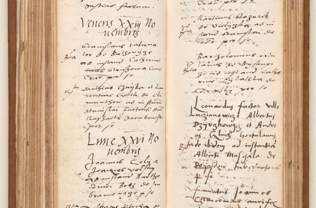 Zdjęcie nr 120 dla obiektu archiwalnego: Acta pronunciationum, absolutoriarum a termino, relacionum, diligenciarum, consensuum in absolutionem, continuationum terminorum ad annum Domini MDLIIᵐ coram reverendo patre domino Petro Porembski canonico et officiali generali Cracoviensi, a die et mense infrascriptis continuantur.