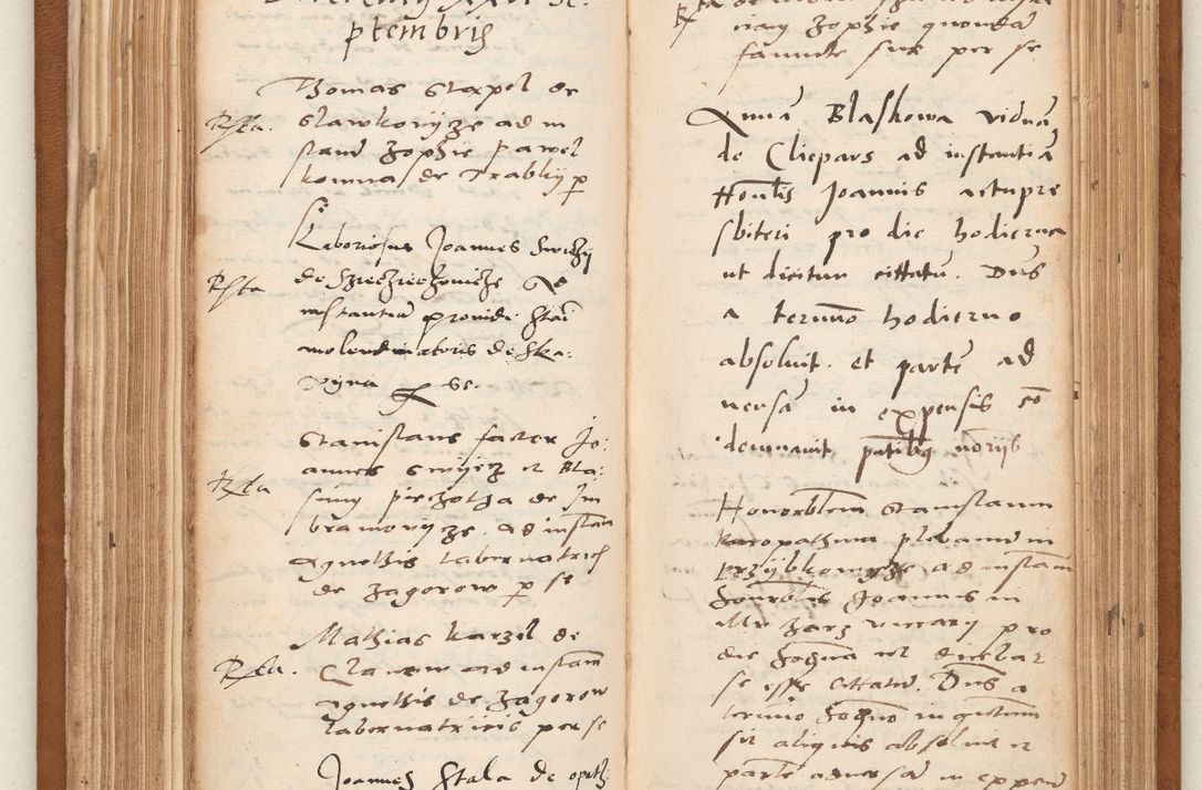 Zdjęcie nr 112 dla obiektu archiwalnego: Acta pronunciationum, absolutoriarum a termino, relacionum, diligenciarum, consensuum in absolutionem, continuationum terminorum ad annum Domini MDLIIᵐ coram reverendo patre domino Petro Porembski canonico et officiali generali Cracoviensi, a die et mense infrascriptis continuantur.