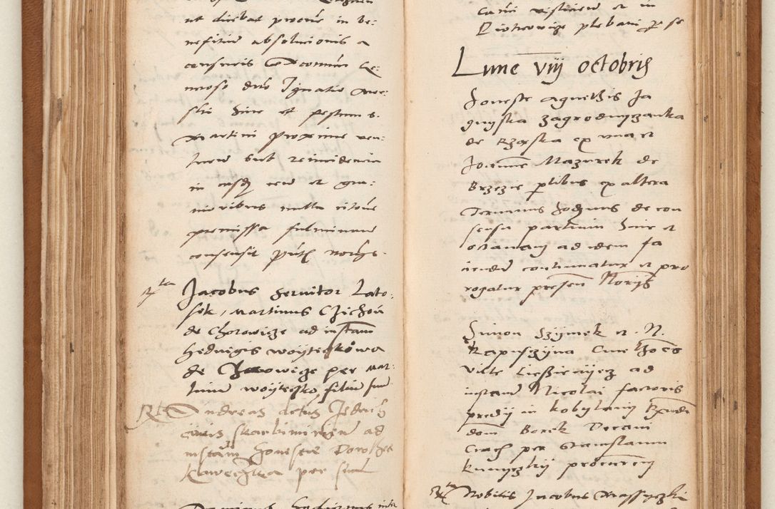 Zdjęcie nr 113 dla obiektu archiwalnego: Acta pronunciationum, absolutoriarum a termino, relacionum, diligenciarum, consensuum in absolutionem, continuationum terminorum ad annum Domini MDLIIᵐ coram reverendo patre domino Petro Porembski canonico et officiali generali Cracoviensi, a die et mense infrascriptis continuantur.