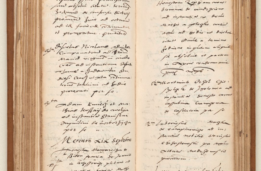 Zdjęcie nr 111 dla obiektu archiwalnego: Acta pronunciationum, absolutoriarum a termino, relacionum, diligenciarum, consensuum in absolutionem, continuationum terminorum ad annum Domini MDLIIᵐ coram reverendo patre domino Petro Porembski canonico et officiali generali Cracoviensi, a die et mense infrascriptis continuantur.