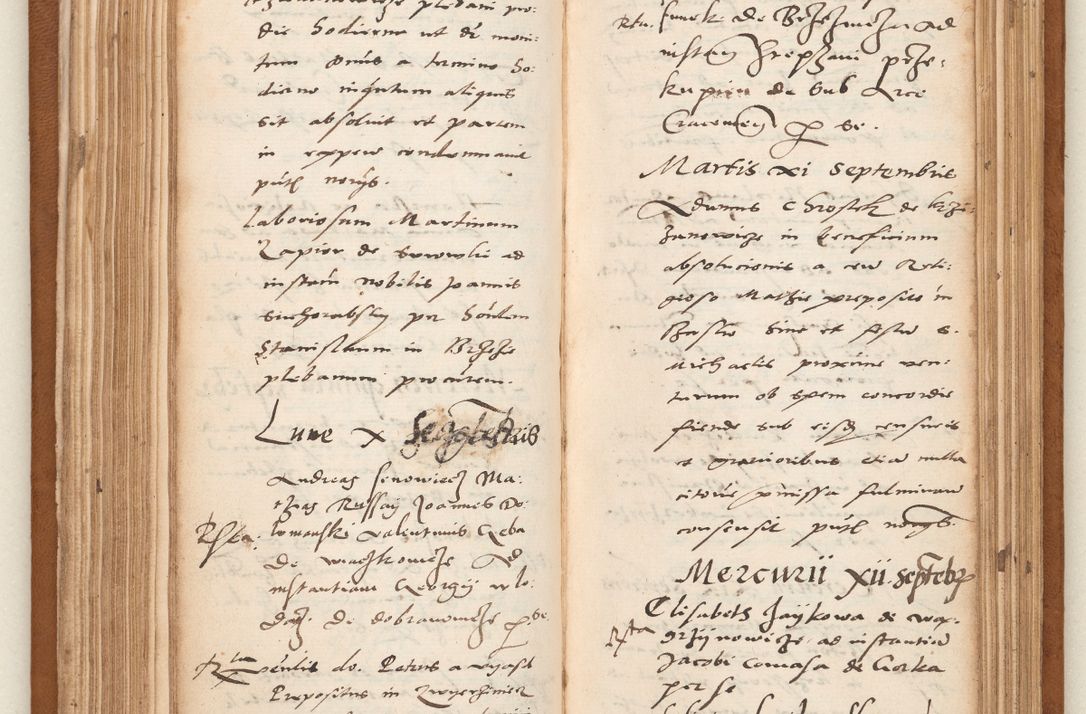 Zdjęcie nr 110 dla obiektu archiwalnego: Acta pronunciationum, absolutoriarum a termino, relacionum, diligenciarum, consensuum in absolutionem, continuationum terminorum ad annum Domini MDLIIᵐ coram reverendo patre domino Petro Porembski canonico et officiali generali Cracoviensi, a die et mense infrascriptis continuantur.