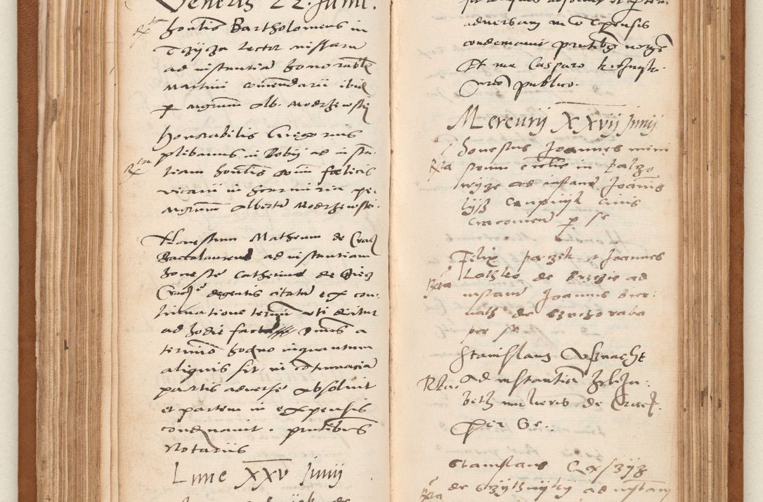 Zdjęcie nr 104 dla obiektu archiwalnego: Acta pronunciationum, absolutoriarum a termino, relacionum, diligenciarum, consensuum in absolutionem, continuationum terminorum ad annum Domini MDLIIᵐ coram reverendo patre domino Petro Porembski canonico et officiali generali Cracoviensi, a die et mense infrascriptis continuantur.