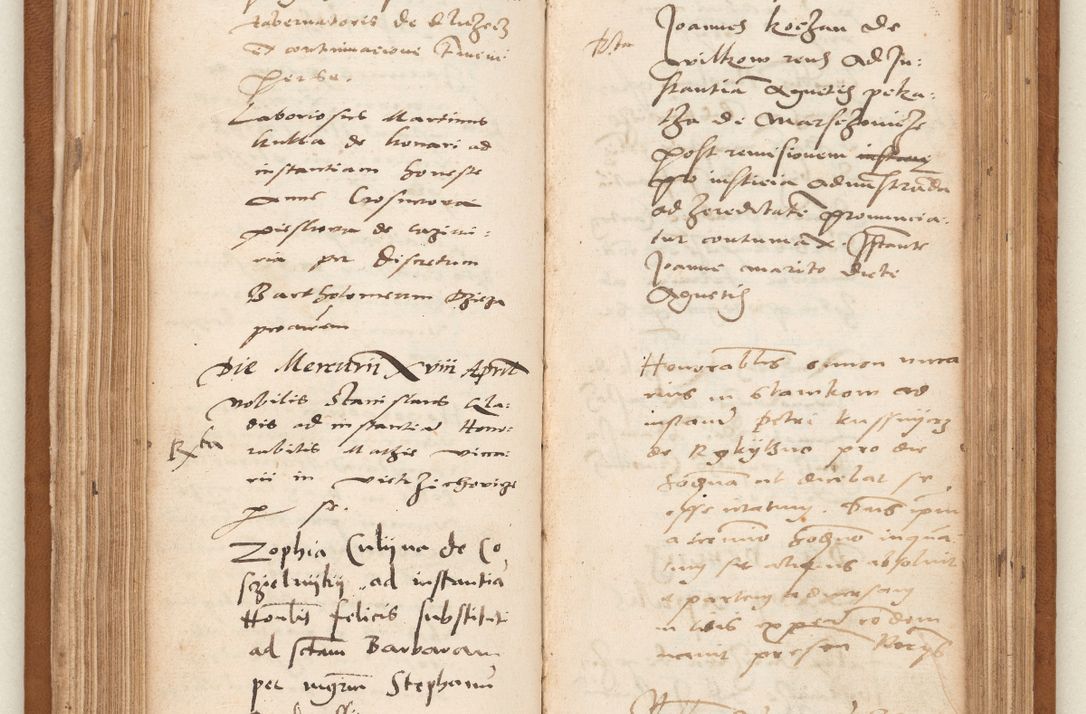 Zdjęcie nr 96 dla obiektu archiwalnego: Acta pronunciationum, absolutoriarum a termino, relacionum, diligenciarum, consensuum in absolutionem, continuationum terminorum ad annum Domini MDLIIᵐ coram reverendo patre domino Petro Porembski canonico et officiali generali Cracoviensi, a die et mense infrascriptis continuantur.