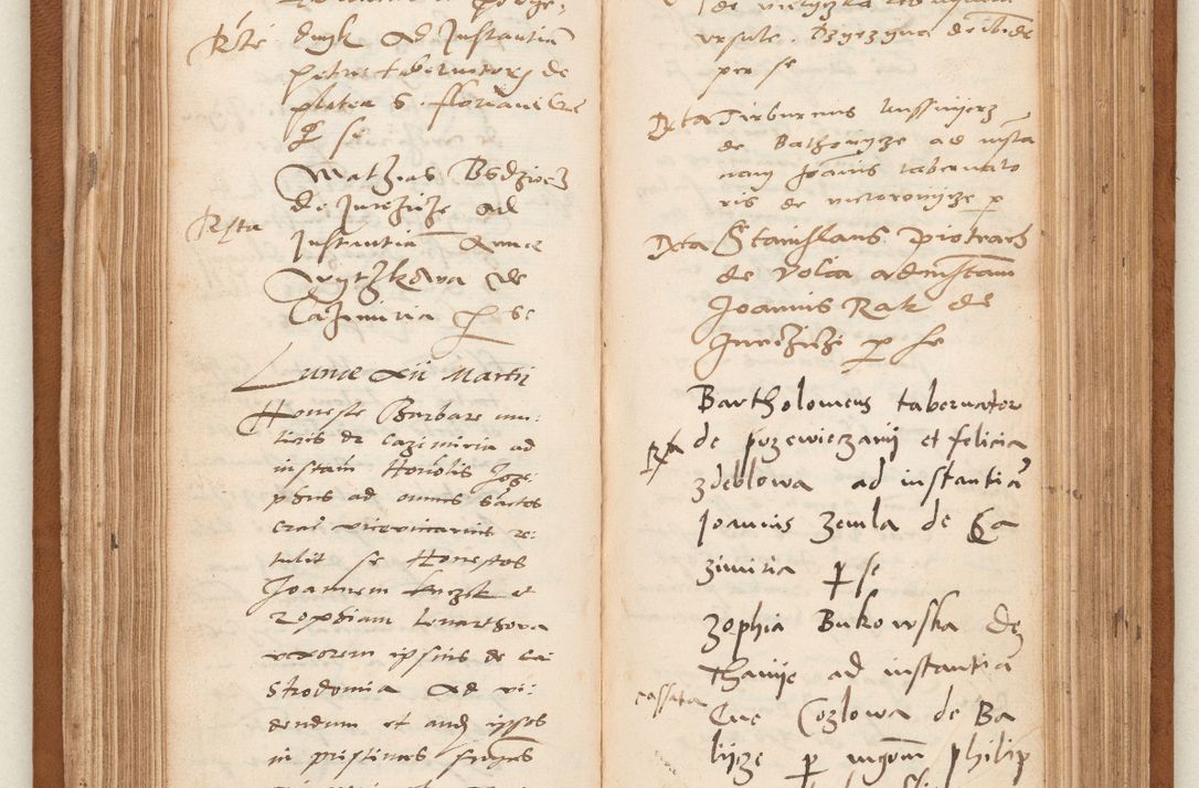 Zdjęcie nr 86 dla obiektu archiwalnego: Acta pronunciationum, absolutoriarum a termino, relacionum, diligenciarum, consensuum in absolutionem, continuationum terminorum ad annum Domini MDLIIᵐ coram reverendo patre domino Petro Porembski canonico et officiali generali Cracoviensi, a die et mense infrascriptis continuantur.