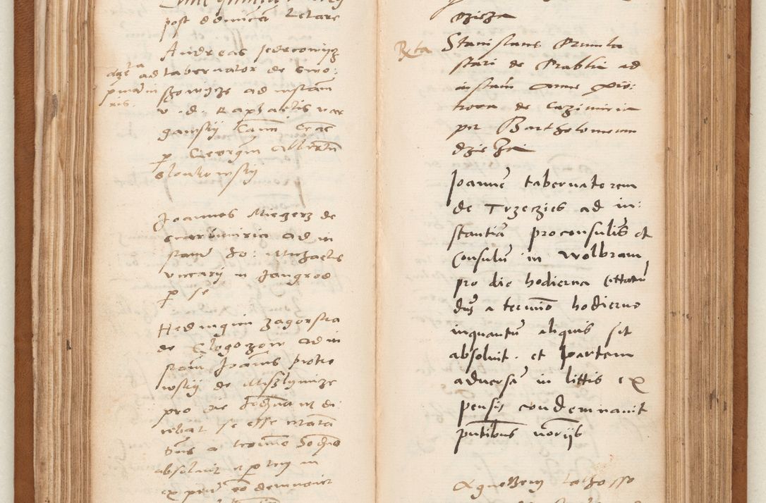 Zdjęcie nr 80 dla obiektu archiwalnego: Acta pronunciationum, absolutoriarum a termino, relacionum, diligenciarum, consensuum in absolutionem, continuationum terminorum ad annum Domini MDLIIᵐ coram reverendo patre domino Petro Porembski canonico et officiali generali Cracoviensi, a die et mense infrascriptis continuantur.