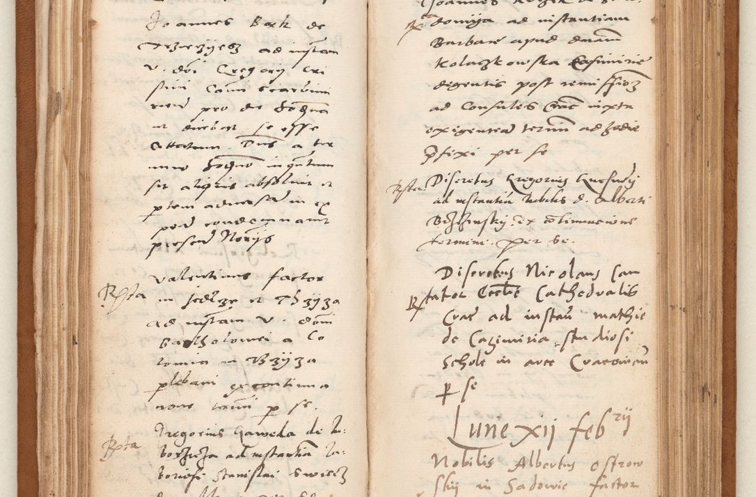 Zdjęcie nr 69 dla obiektu archiwalnego: Acta pronunciationum, absolutoriarum a termino, relacionum, diligenciarum, consensuum in absolutionem, continuationum terminorum ad annum Domini MDLIIᵐ coram reverendo patre domino Petro Porembski canonico et officiali generali Cracoviensi, a die et mense infrascriptis continuantur.